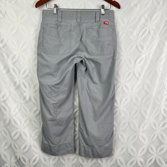 5 for $25| The North Face Cropped Hiking Activewear Gray Cotton Pants Size 4 - Picture 5 of 8